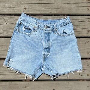Levis High Waist Cutoff Shorts